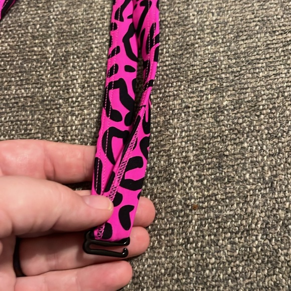 Torrid Strapless Bandeau Swim Dress Wild Leopard Pink Glo plus size 5 - Picture 13 of 14